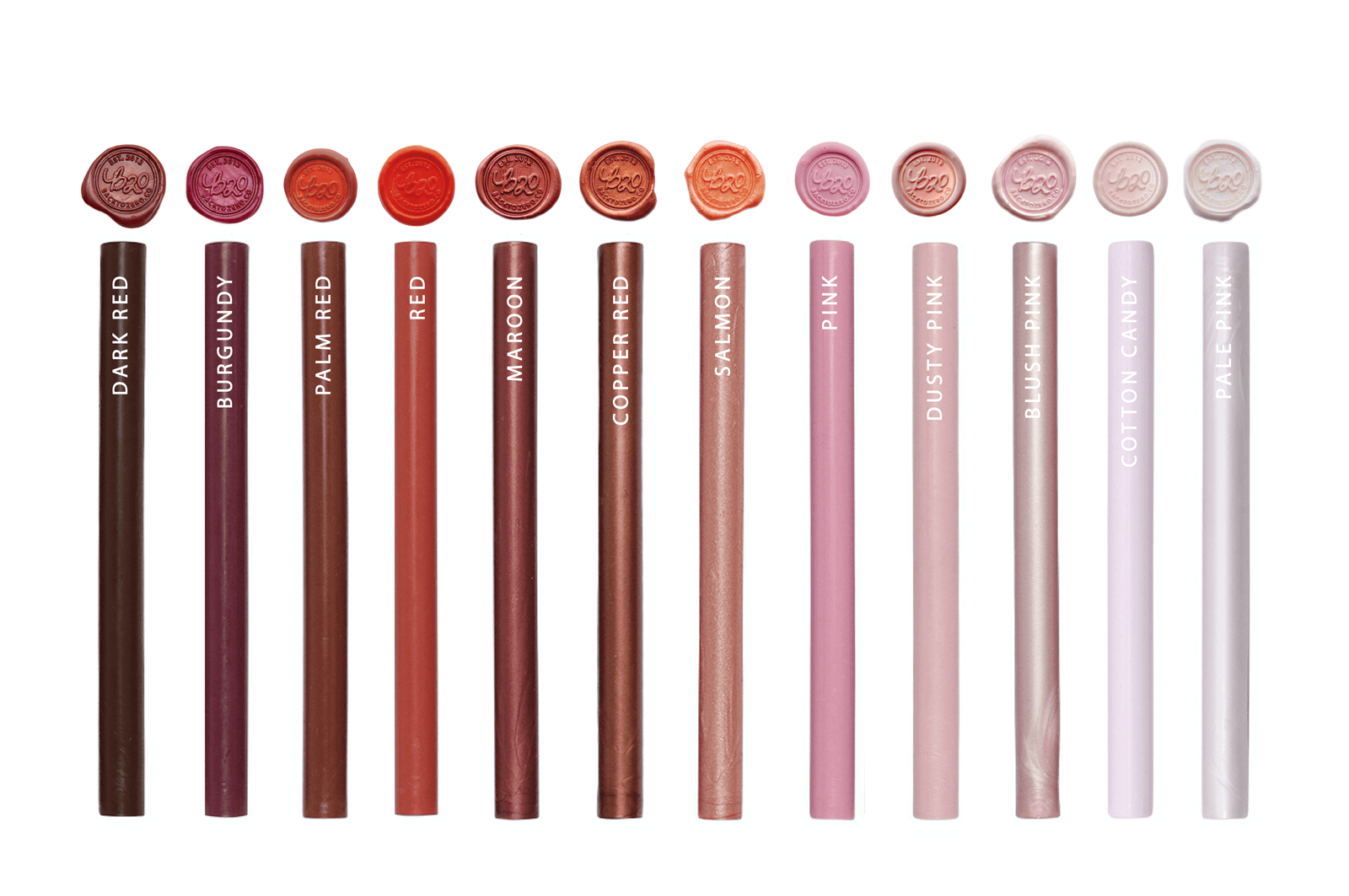 Shades of Red Glue Gun Sealing Wax - Backtozero B20 - Glue Gun, gold, Metallic, Pink, Red, sale, Sealing Wax, Wax Stick