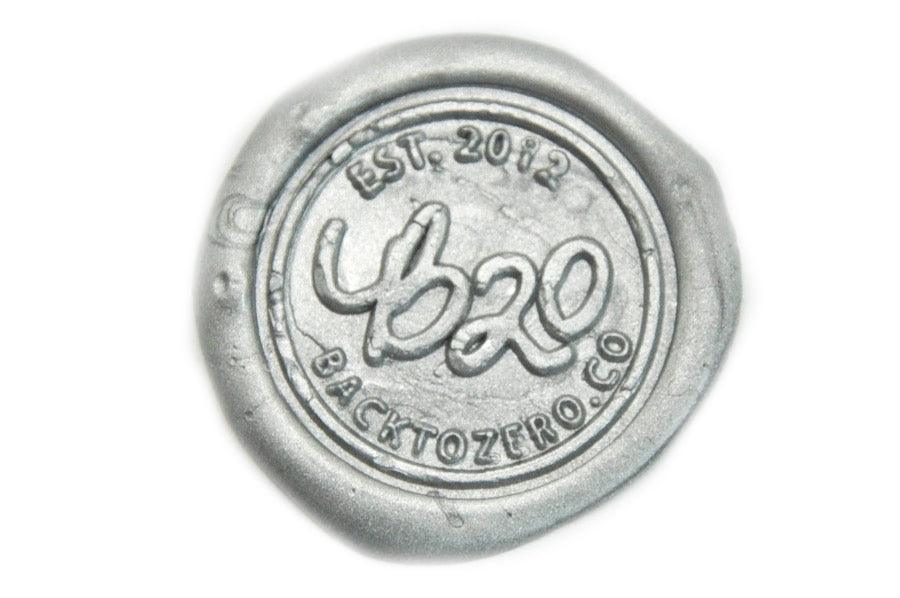 Silver Wick Sealing Wax Stick - Backtozero B20 - sale, Sealing Wax, Silver, Wick Stick, Wick Wax, WWax, wwf