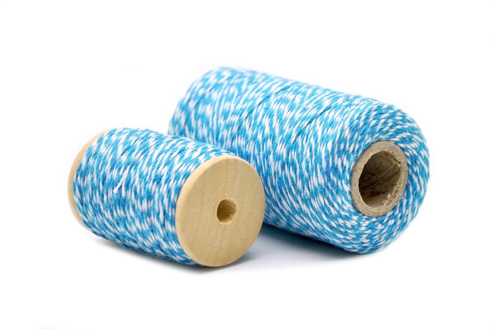 Sky Blue/White Baker's Twine - Backtozero B20 - baker twine, Sky Blue, twine