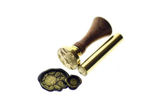 Snail & Leaves Wax Seal Stamp Set - Backtozero B20 - black, botanic, Botanical, gold metallic powder, gold powder, insect, Leaf, Leafs, Leaves, mini, newarrivals, set, Signature, signaturehandle, spring