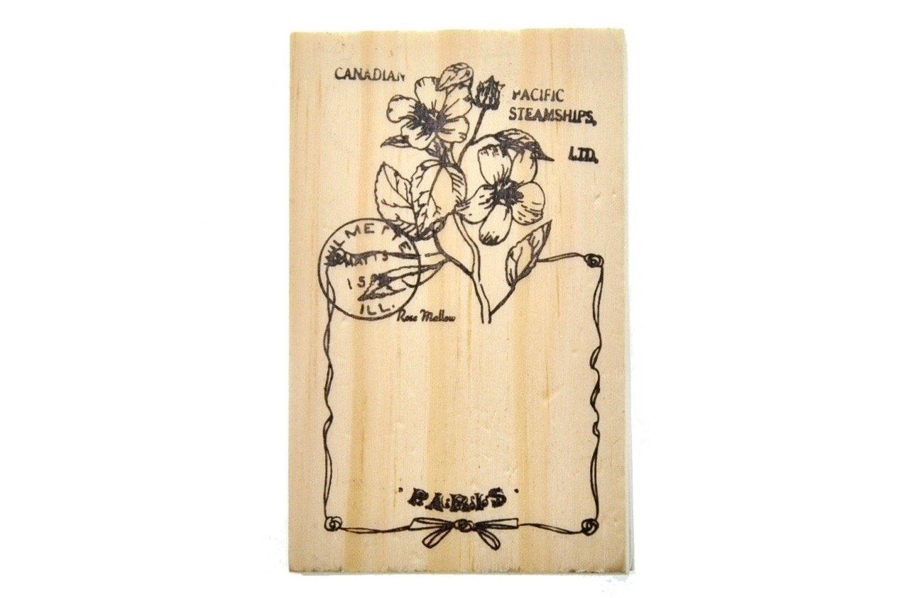 Nature Specimen Rubber Stamp | D - Backtozero B20 - Botanical, floral, Flower, flowers, Nature, rubber stamp, texture