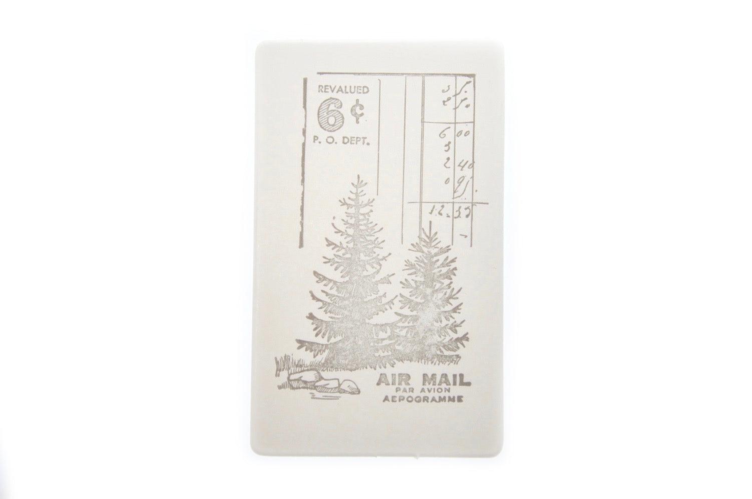 Nature Specimen Rubber Stamp | B - Backtozero B20 - Botanical, Nature, pine tree, rubber stamp, texture, Tree