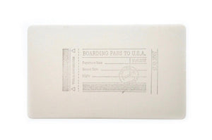 Travel Rubber Stamp | H - Backtozero B20 - rubber stamp, travel