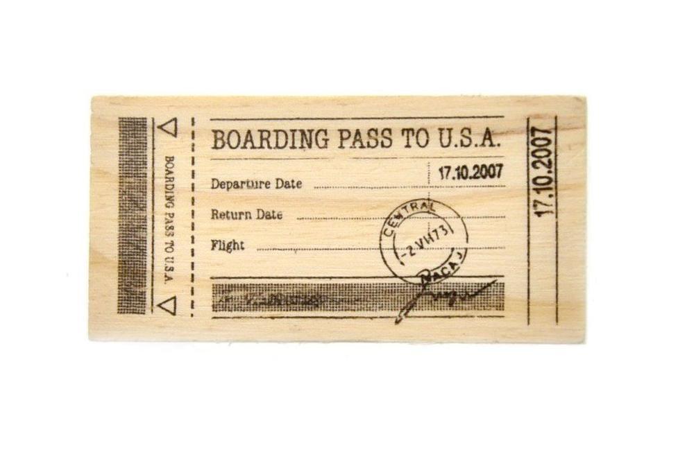 Travel Rubber Stamp | H - Backtozero B20 - rubber stamp, travel