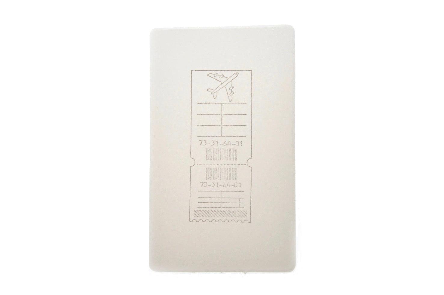 Travel Rubber Stamp | G - Backtozero B20 - rubber stamp, travel