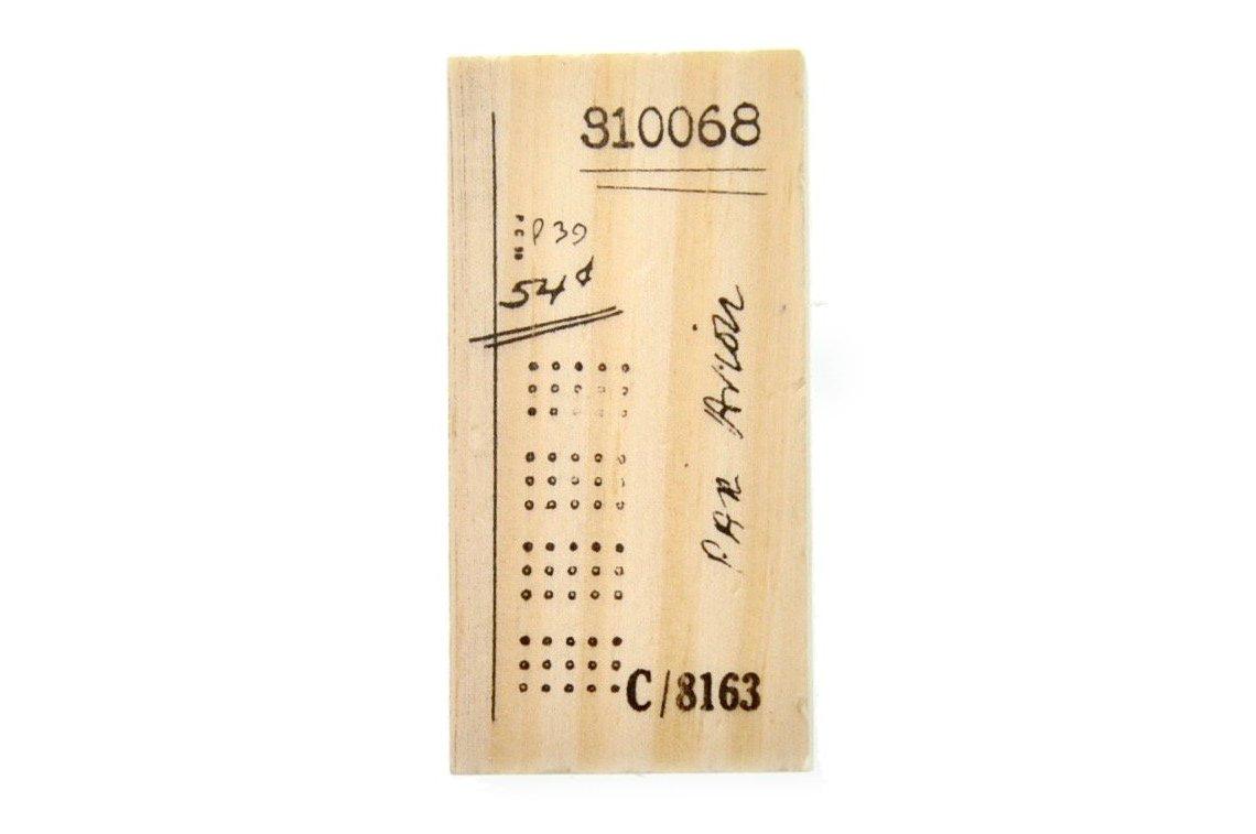 Travel Rubber Stamp | E - Backtozero B20 - rubber stamp, travel