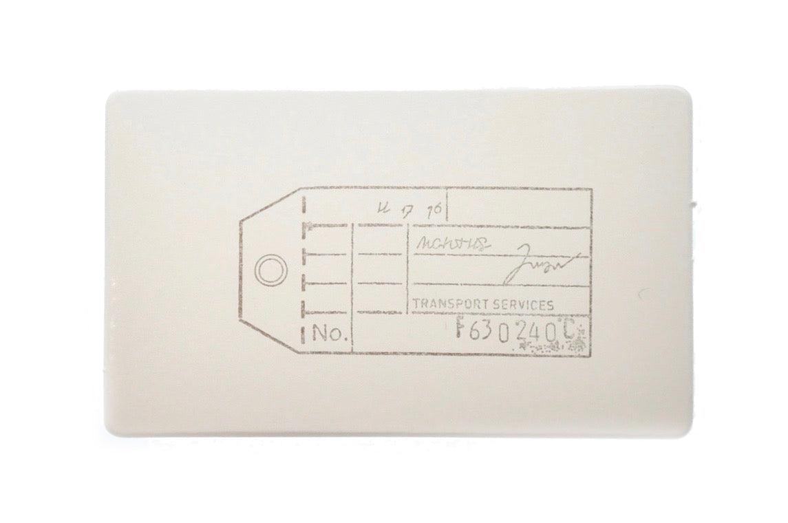 Travel Rubber Stamp | D - Backtozero B20 - rubber stamp, travel