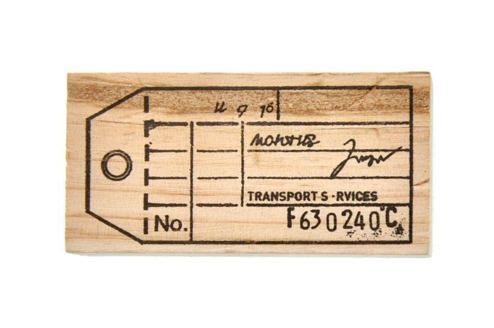 Travel Rubber Stamp | D - Backtozero B20 - rubber stamp, travel