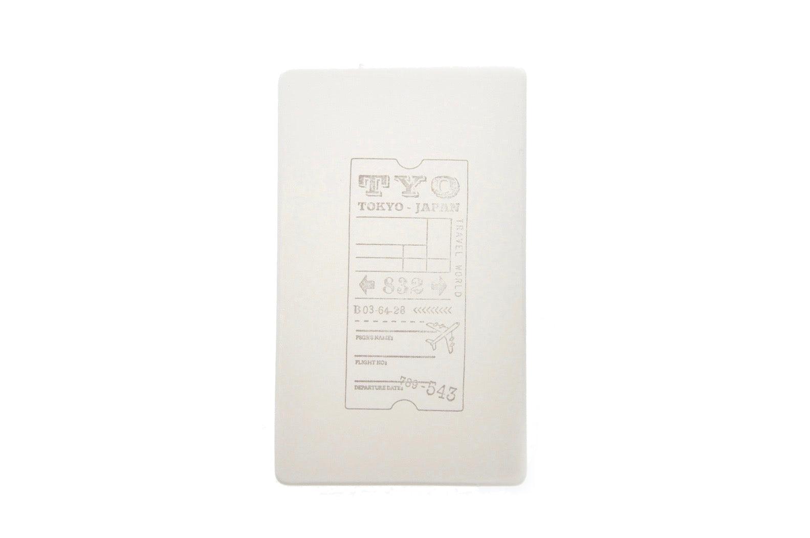 Travel Rubber Stamp | B - Backtozero B20 - rubber stamp, travel