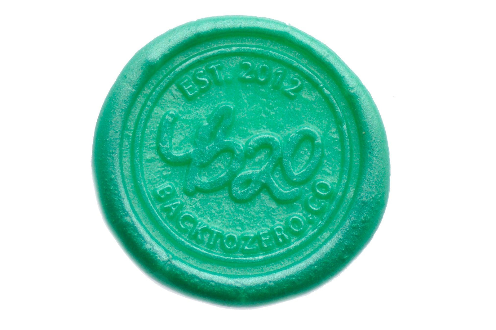 Turquoise Filigree Wick Sealing Wax Stick - Backtozero B20 - Filigree Wick, Metallic Green, sale, Sealing Wax, Wick Stick, Wick Wax, wwax