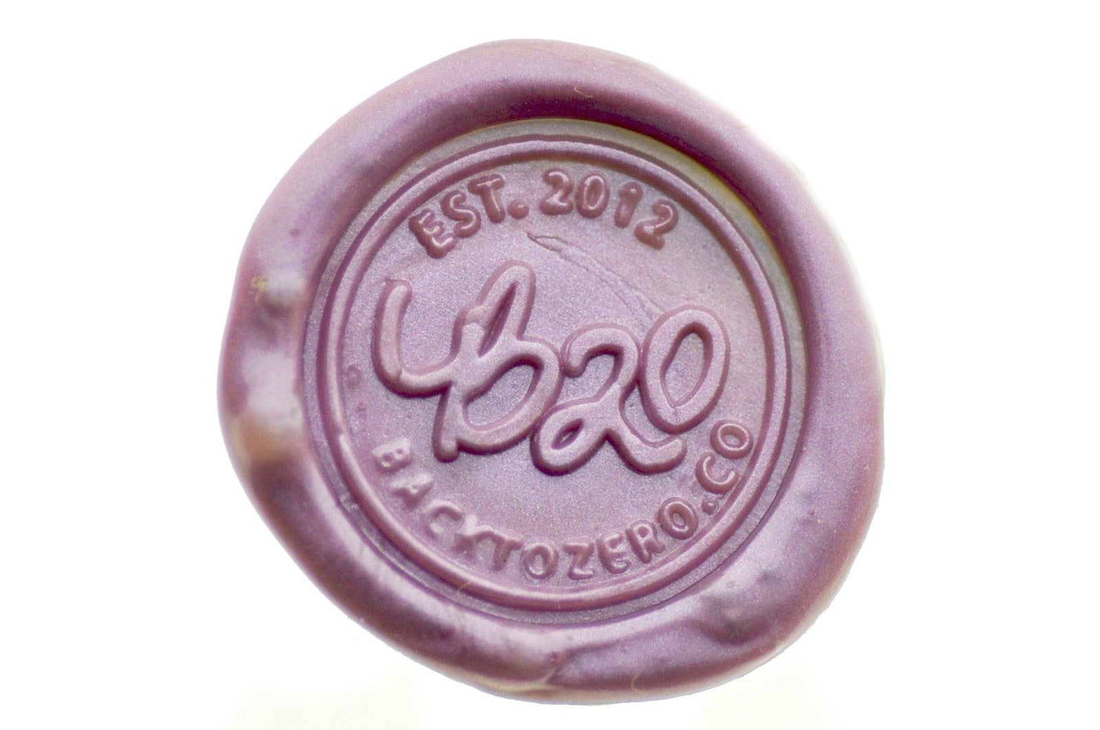Wisteria Non-Wick Fleur Sealing Wax Stick - Backtozero B20 - fleur non wick, metallic, Non-Wick Sitck, Non-Wick Wax, purple, sale, Sealing Wax, Wax Stick