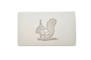 Woodland Rubber Stamp | Squirrel - Backtozero B20 - Bird, rubber stamp, swallow, Woodland
