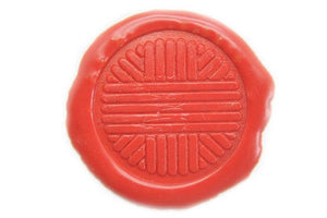 Yarn Ball Wax Seal Stamp - Backtozero B20 - genericlonghandle, Holidays, Red, yarn