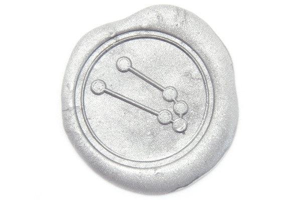 Constellation Taurus Wax Seal Stamp - Backtozero B20 - Constellation, genericlonghandle, Silver, star, Stars, Taurus, Zodiac