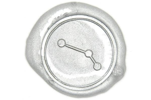 Constellation Aries Wax Seal Stamp - Backtozero B20 - Aries, Constellation, genericlonghandle, Silver, star, Stars, Zodiac