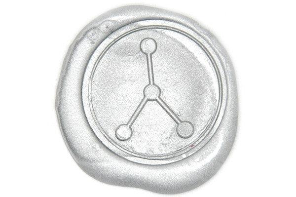 Constellation Cancer Wax Seal Stamp - Backtozero B20 - Cancer, Constellation, genericlonghandle, Silver, star, Stars, Zodiac