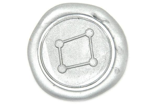Constellation Libra Wax Seal Stamp - Backtozero B20 - Constellation, genericlonghandle, Libra, Silver, star, Stars, Zodiac