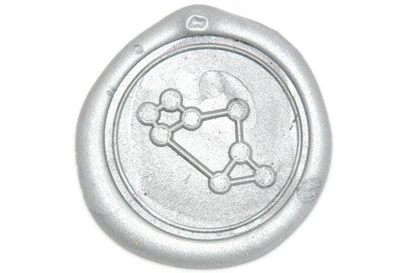 Constellation Sagittarius Wax Seal Stamp - Backtozero B20 - Constellation, genericlonghandle, Sagittarius, Silver, star, Stars, Zodiac