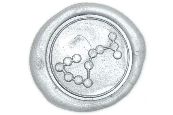Constellation Scorpio Wax Seal Stamp - Backtozero B20 - Constellation, genericlonghandle, Scorpio, Silver, star, Stars, Zodiac